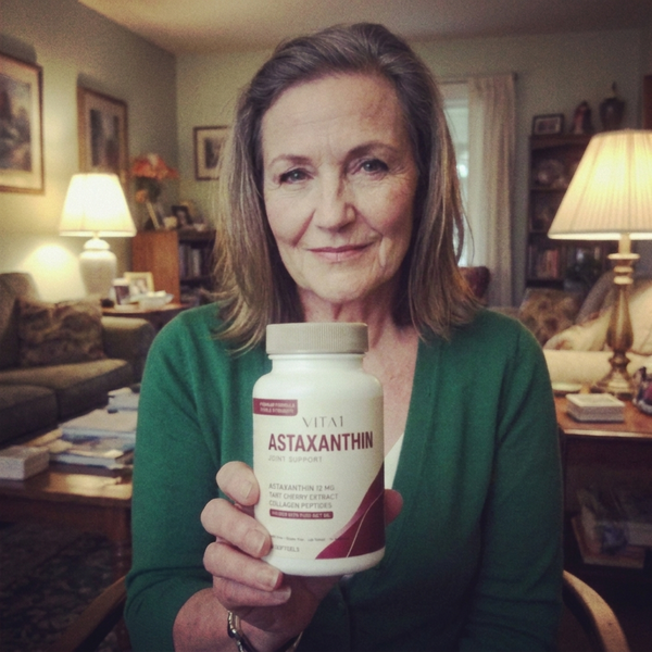 VITA1 community member holding their bottle